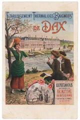 1 vue - Affiche publicitaire des Baignots (ouvre la visionneuse)