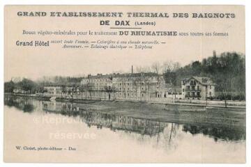 1 vue - Grand établissement thermal des Baignots (ouvre la visionneuse)