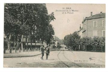 1 vue - Boulevard de la Marine et le foirail (ouvre la visionneuse)