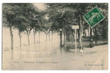 1 vue - Inondation - Promenade des Baignots (ouvre la visionneuse)