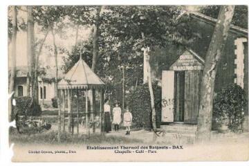 1 vue - Établissement thermal des Baignots - Chapelle-Café-Parc (ouvre la visionneuse)