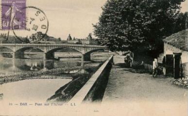 1 vue - Le pont sur l\'Adour (ouvre la visionneuse)