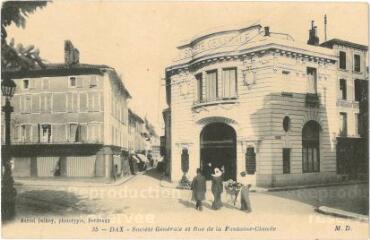 1 vue - Société Générale et rue de la Fontaine Chaude (ouvre la visionneuse)