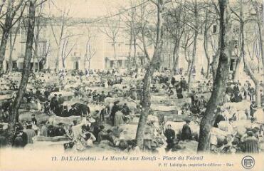 1 vue - Le marché aux boeufs - Place du Foirail (ouvre la visionneuse)