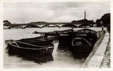 1 vue - Le pont sur l\'Adour (ouvre la visionneuse)