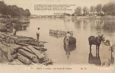 1 vue - Les bords de l\'Adour (ouvre la visionneuse)