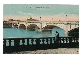 1 vue - Le pont sur l\'Adour (ouvre la visionneuse)