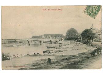 1 vue - Le Pont sur l\'Adour (ouvre la visionneuse)