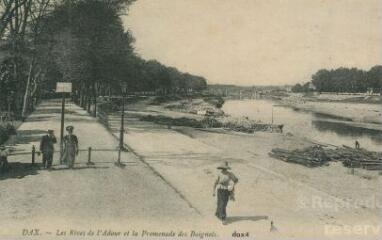 1 vue - Les Rives de l\'Adour et la Promenade des Baignots (ouvre la visionneuse)