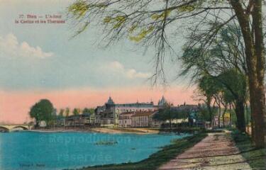 1 vue - L\'Adour, le Casino et les thermes (ouvre la visionneuse)