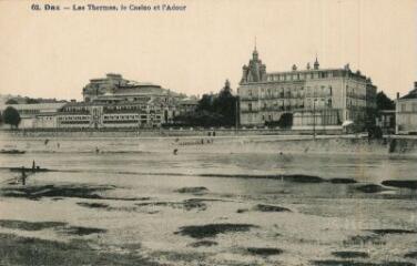 1 vue - Les Thermes, le Casino et l\'Adour (ouvre la visionneuse)